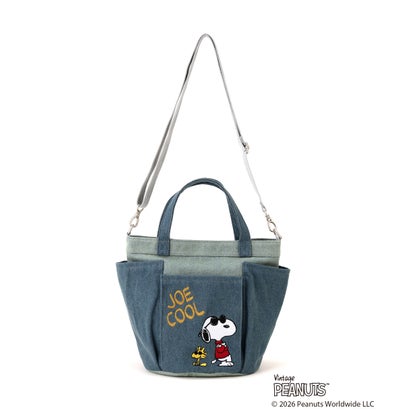 《AVIREX×PEANUTS》JOE COOL DENIM MINI TOTE BAG （ユーズド2）｜詳細画像
