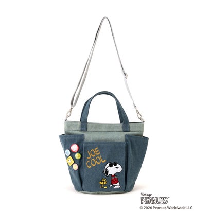 《AVIREX×PEANUTS》JOE COOL DENIM MINI TOTE BAG （ユーズド2）｜詳細画像
