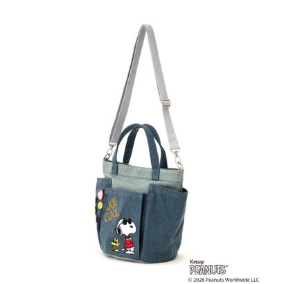 《AVIREX×PEANUTS》JOE COOL DENIM MINI TOTE BAG （ユーズド2）｜詳細画像