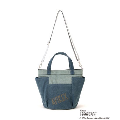 《AVIREX×PEANUTS》JOE COOL DENIM MINI TOTE BAG （ユーズド2）｜詳細画像