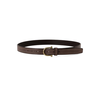 LEATHER BELT ”HORSESHOE” （ブラック）｜詳細画像