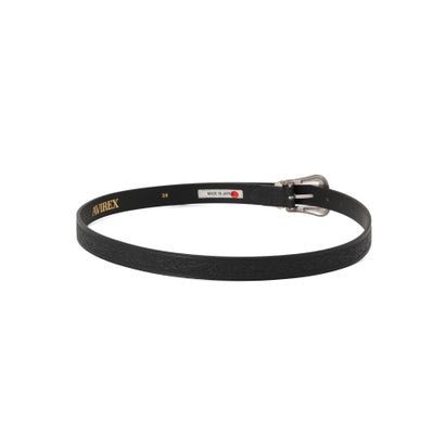 LEATHER BELT ”WESTERN” （ブラック）｜詳細画像