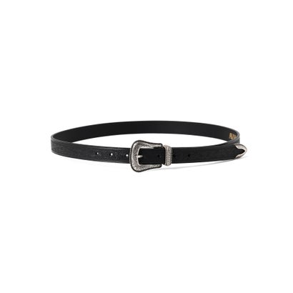 LEATHER BELT ”WESTERN” （ダークブラウン3）｜詳細画像