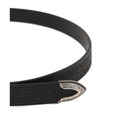 LEATHER BELT ”WESTERN” （ダークブラウン3）｜詳細画像