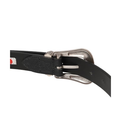 LEATHER BELT ”WESTERN” （ダークブラウン3）｜詳細画像
