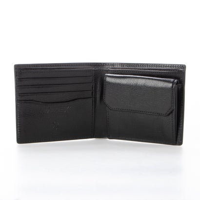 アヴィレックス AVIREX イタリアンレザー二つ折り財布 （ブラック）｜詳細画像