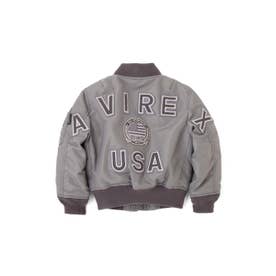 KID’S MA－1 BIG LOGO ＂FLAG＂ （グレー）