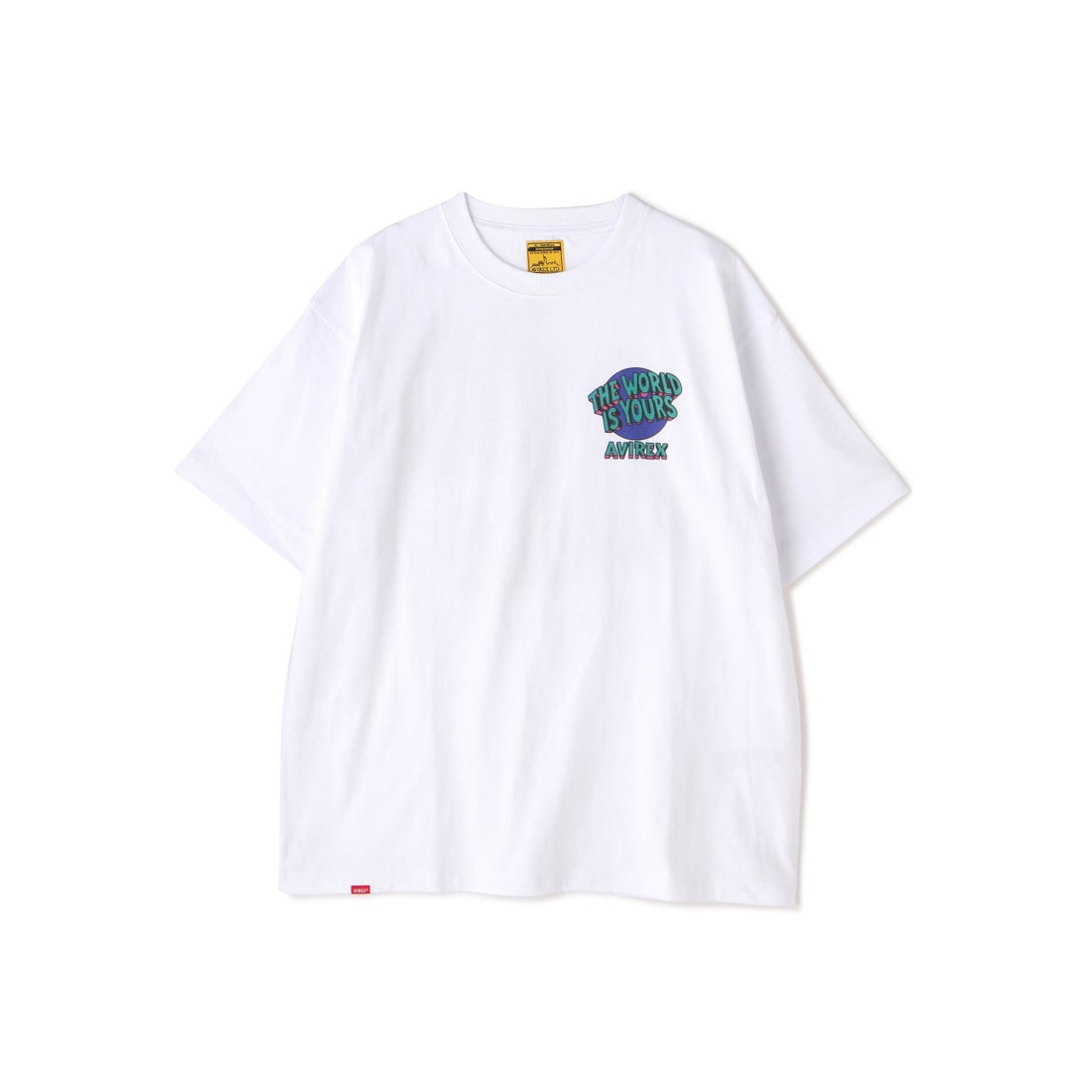 アヴィレックス AVIREX CREWNECK T－SHIRT THE WORLD IS YOURS 