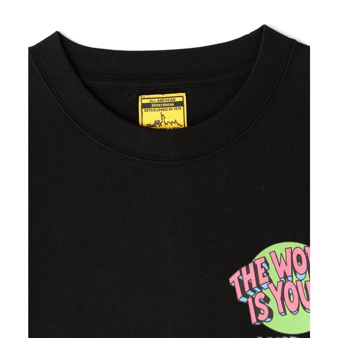 アヴィレックス AVIREX CREWNECK T－SHIRT THE WORLD IS YOURS 