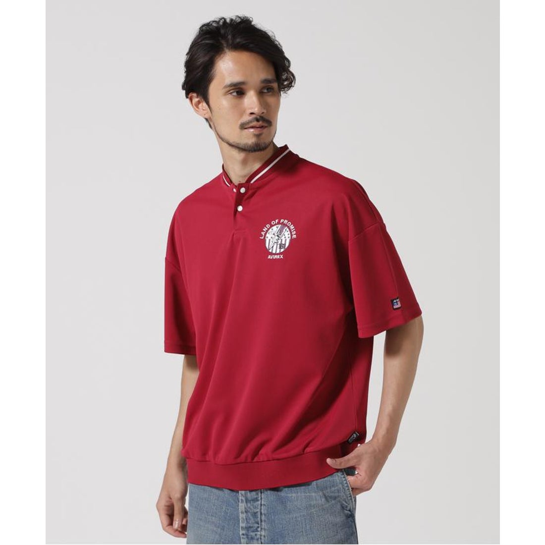 アヴィレックス AVIREX 《GOLF WEAR》CAL． ポロシャツ （ブラック