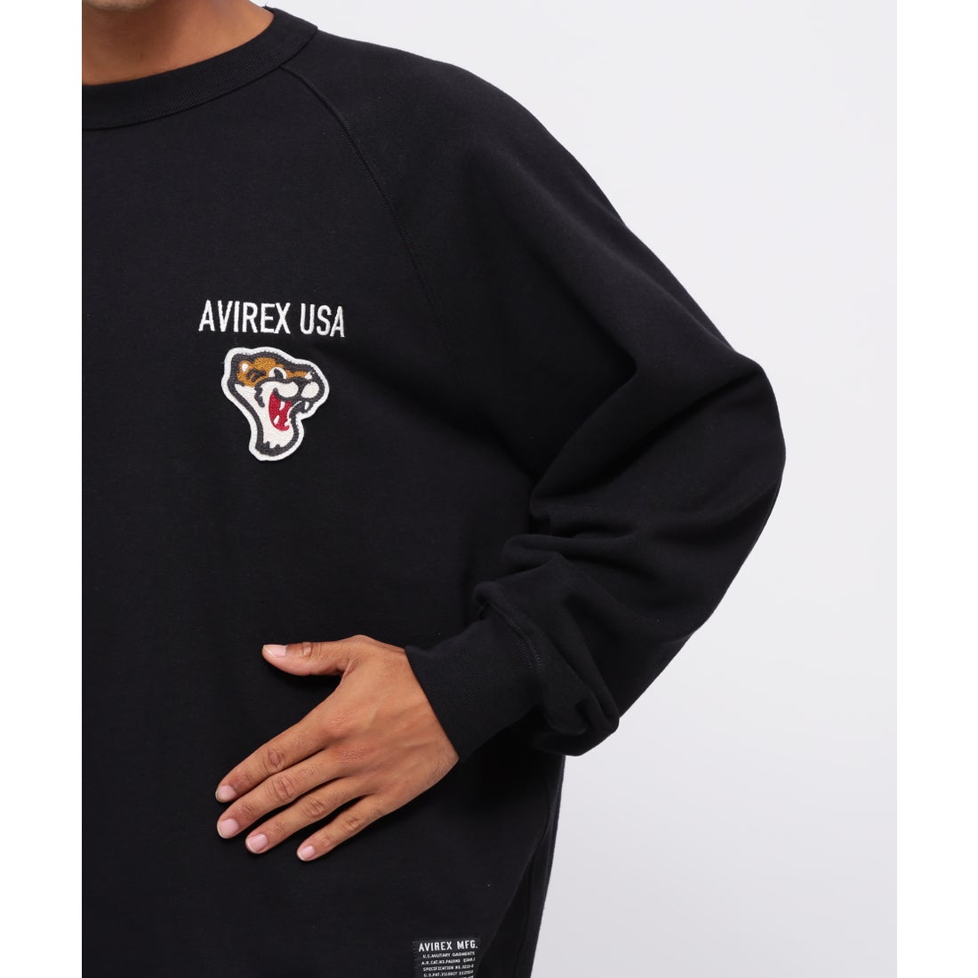 アヴィレックス AVIREX CREWNECK SWEAT FRYING TIGERS / クルーネック 