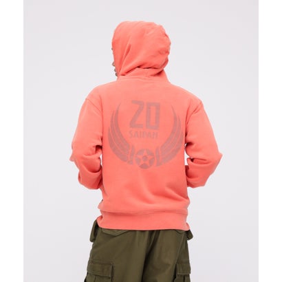 EC FADE WASH ZIP UP PARKA ＂SA （チャコール）｜詳細画像
