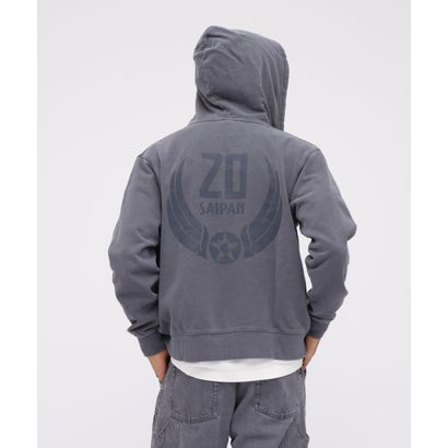 EC FADE WASH ZIP UP PARKA ＂SA （オリーブ）｜詳細画像