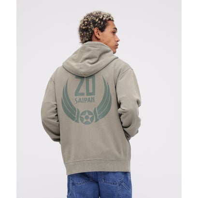 EC FADE WASH ZIP UP PARKA ＂SA （オレンジ）｜詳細画像