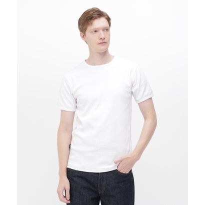 アヴィレックス AVIREX 《DAILY/デイリー》RIB S/S CREW NECK T－SHIRT/リブ 半袖 クルーネック Tシャツ  デイリーウェア （チャコール）｜詳細画像