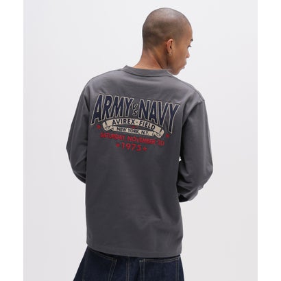アヴィレックス AVIREX ARMY VS NAVY GAME DAY L／S TEE （ネイビー）｜詳細画像
