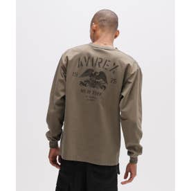 STENCIL L/S T－SHIRT （オリーブ）