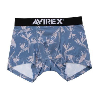AX ALOHA PATTERN BOXER SHORTS 【返品不可商品】 （サックスブルー）｜詳細画像
