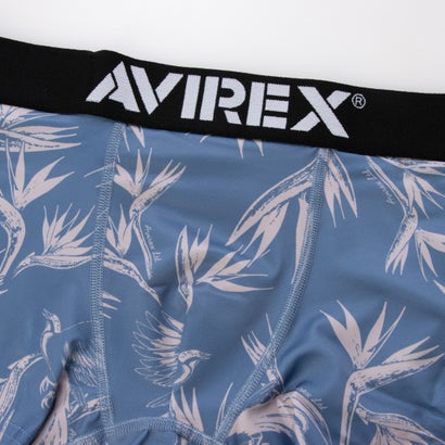 AX ALOHA PATTERN BOXER SHORTS 【返品不可商品】 （サックスブルー）｜詳細画像