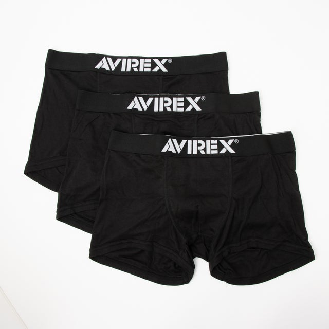 AX BASIC 3P BOXER SHORTS 【返品不可商品】 （ブラック）
