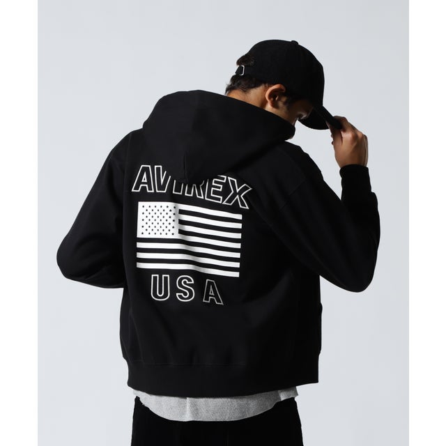 《WEB&DEPOT限定》BONDING ZIP UP PARKA （ブラック）