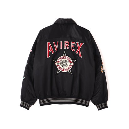 アヴィレックス AVIREX DS AWARD JKT＂WILD BEAR＂ （ブラック）｜詳細画像