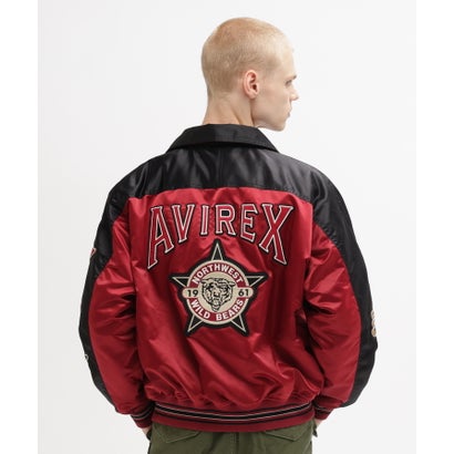 アヴィレックス AVIREX DS AWARD JKT＂WILD BEAR＂ （ブラック）｜詳細画像