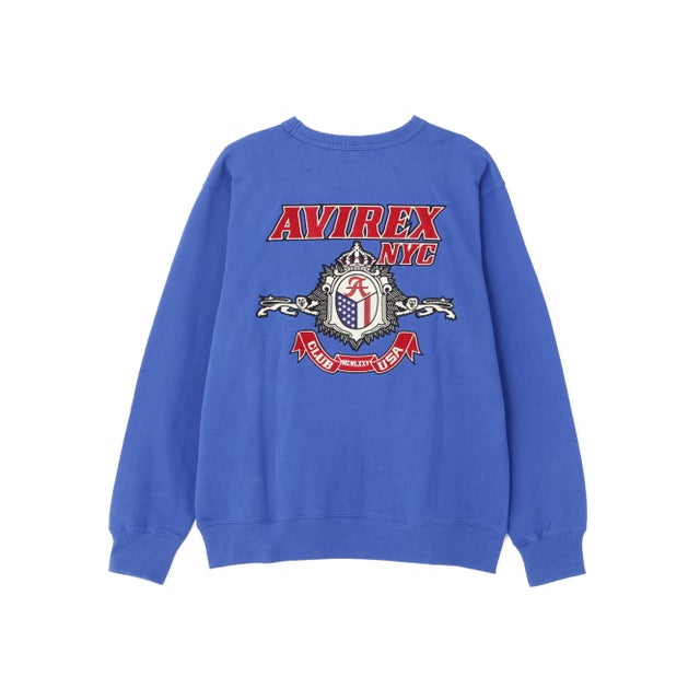 ECDP CROWN LOGO CREW NECK SW （ブルー）