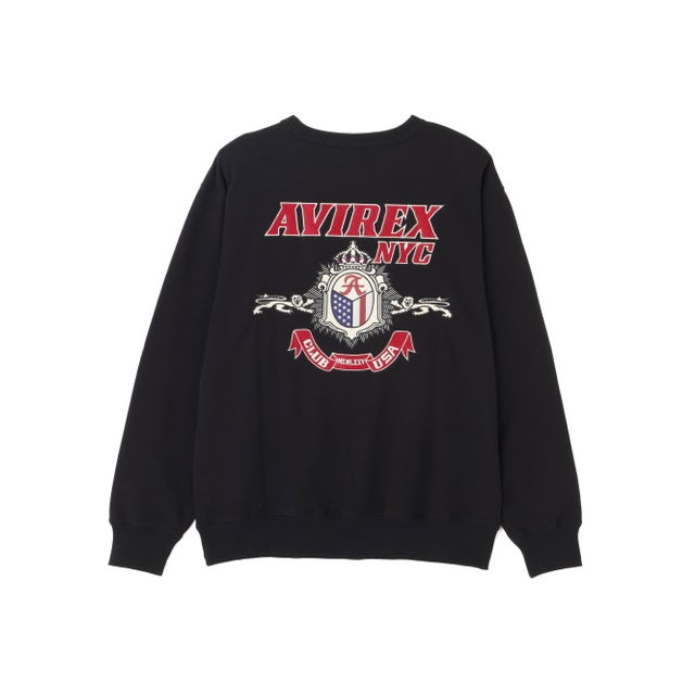 ECDP CROWN LOGO CREW NECK SW （ブラック）