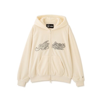 ECDP FLEECE ZIP PARKA （ブラック）｜詳細画像