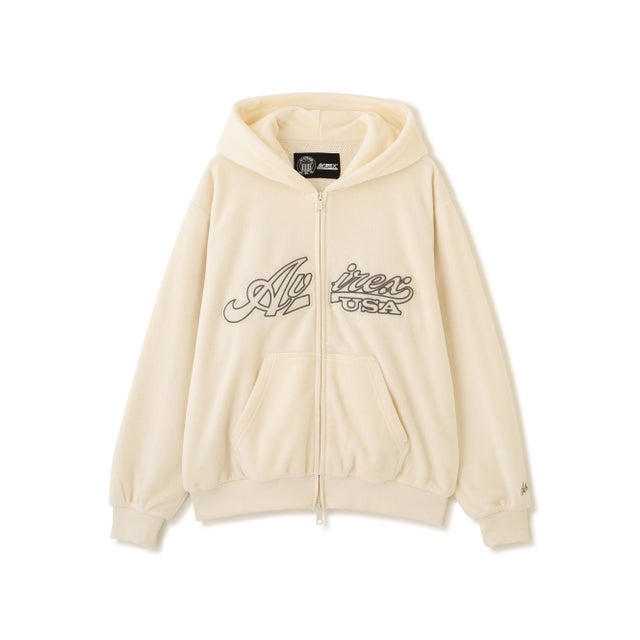 ECDP FLEECE ZIP PARKA （オフホワイト3）