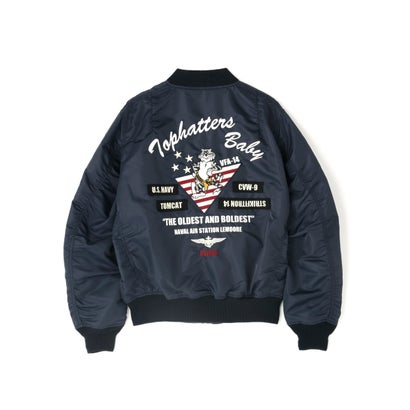 《WEB&DEPOT限定》LIGHT MA-1 TOPHATTERS （シルバー）｜詳細画像