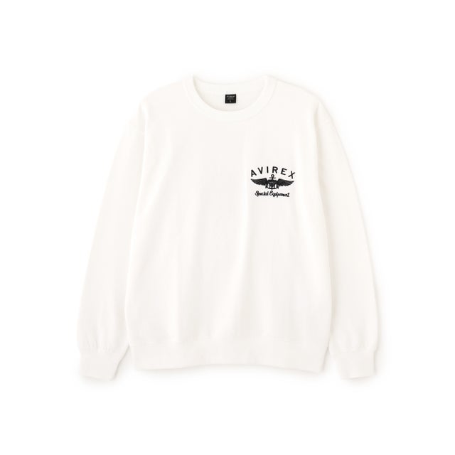 《WEB&DEPOT限定》CAMOUFLAGE LOGO CREW SWEAT （ホワイト）