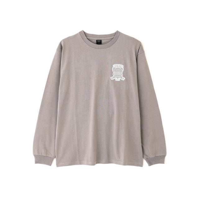 《WEB&DEPOT限定》VARSITY L/S T-SHIRT / バーシティ 長袖Tシャツ （グレー）