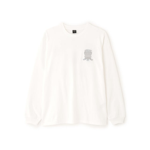 《WEB&DEPOT限定》VARSITY L/S T-SHIRT / バーシティ 長袖Tシャツ （ホワイト）