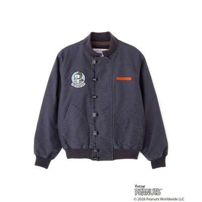★×PEANUTS DECK JKT”FLYING ACE” （ネイビー）｜詳細画像