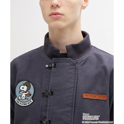 ★×PEANUTS DECK JKT”FLYING ACE” （ネイビー）｜詳細画像