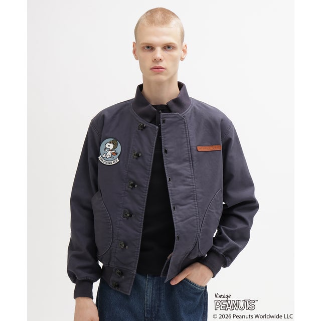 ★×PEANUTS DECK JKT”FLYING ACE” （ネイビー）
