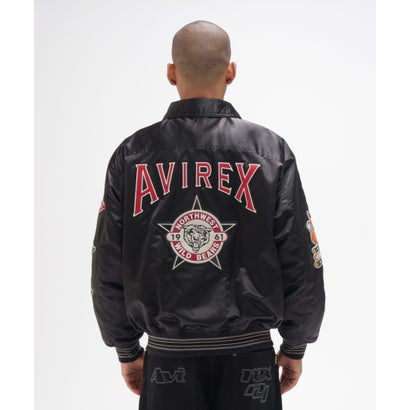 アヴィレックス AVIREX DS AWARD JKT＂WILD BEAR＂ （バーガンディ5）｜詳細画像