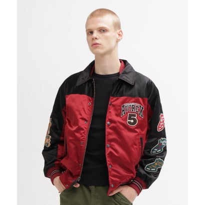 アヴィレックス AVIREX DS AWARD JKT＂WILD BEAR＂ （バーガンディ5）｜詳細画像
