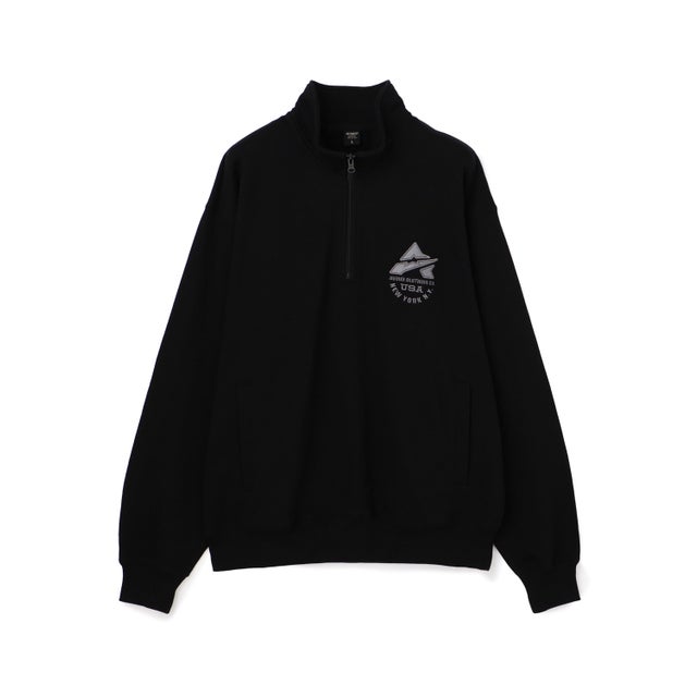 ECDP VARSITY HALF ZIP SWEAT （ブラック）