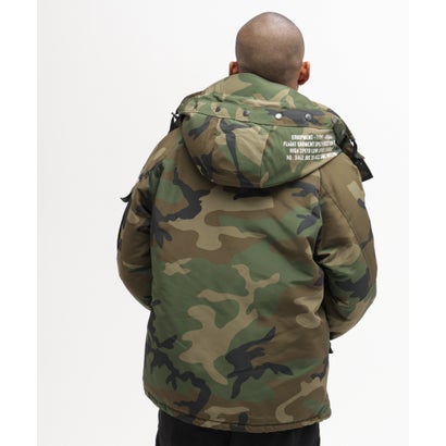 アヴィレックス AVIREX TYPE ECWCS DOWN JACKET （バーガンディ5）｜詳細画像