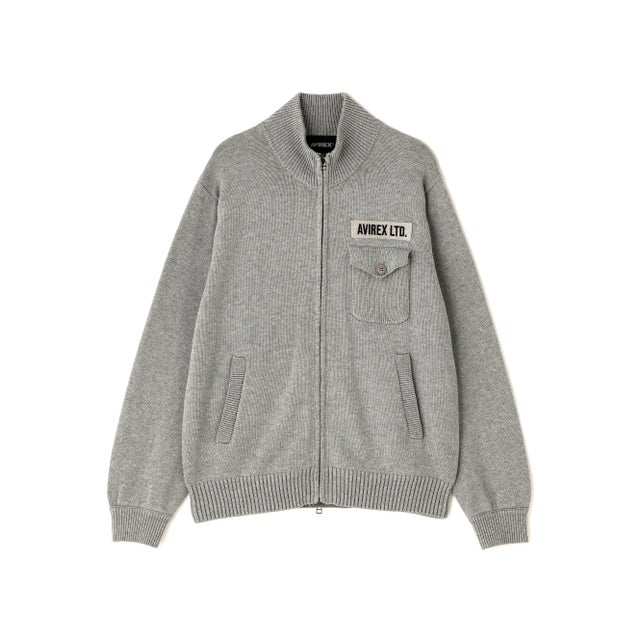 ECDP STAND ZIP COTTON KNIT （オックスフォード2）