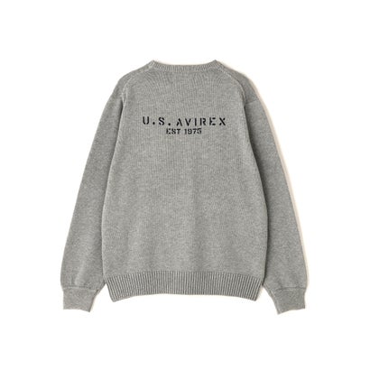 ECDP CREW NECK COTTON KNIT （ネイビー）｜詳細画像