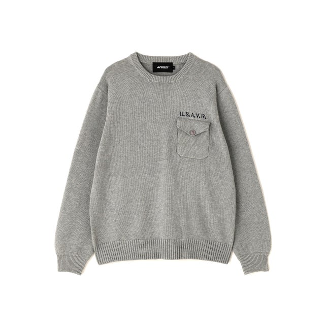 ECDP CREW NECK COTTON KNIT （オックスフォード2）