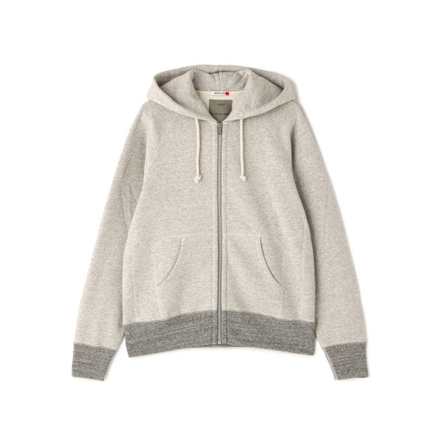 TFQP JPN MADE ZIP HOODIE C／C （グレー）