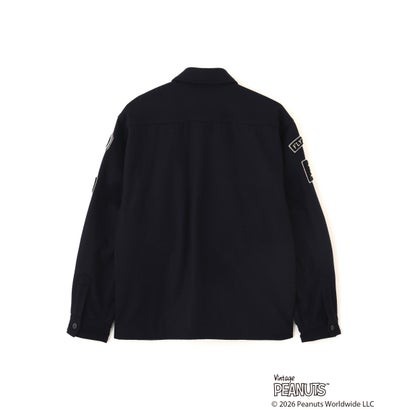 《AVIREX × PEANUTS》CPO SHIRT ”FLYING ACE” （ネイビー）｜詳細画像