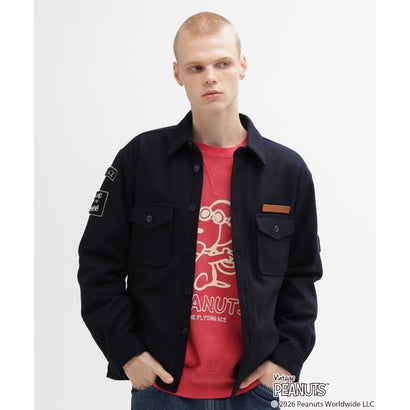 《AVIREX × PEANUTS》CPO SHIRT ”FLYING ACE” （ネイビー）｜詳細画像