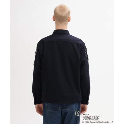《AVIREX × PEANUTS》CPO SHIRT ”FLYING ACE” （ネイビー）｜詳細画像