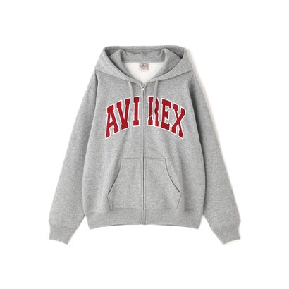 アヴィレックス AVIREX DP DAILY EX FULL ZIP HOODIE （グレー）｜詳細画像